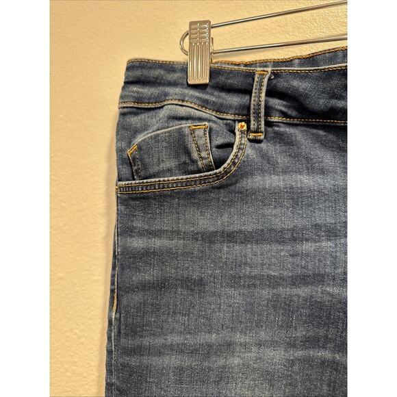 Massimo Dutti Skinny Fit Medium Wash Stretch Skinny Fit Jeans Mid Rise READ - Picture 6 of 9